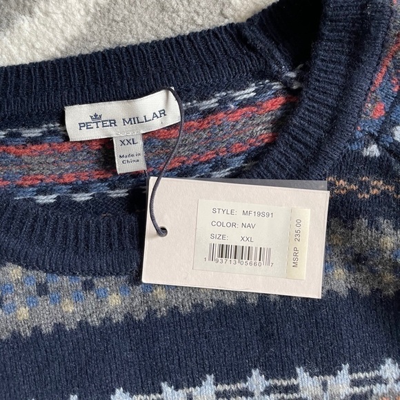 Peter Millar Mountainside Wicked Fair Isle Sweater - Picture 6 of 8
